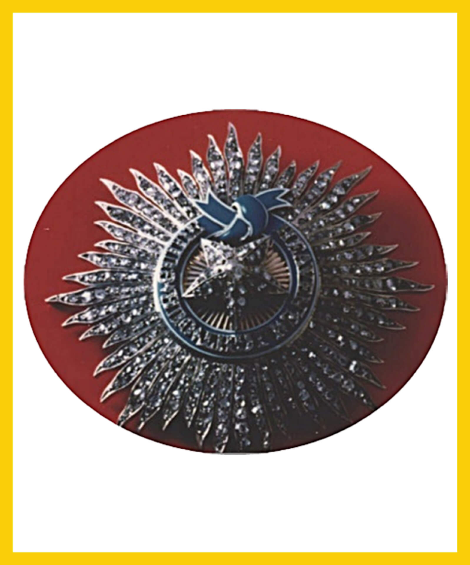 Knight Commander Order of the Star of India (KCSI) Inggeris. (Sumber : Muzium DiRaja Abu Bakar)
